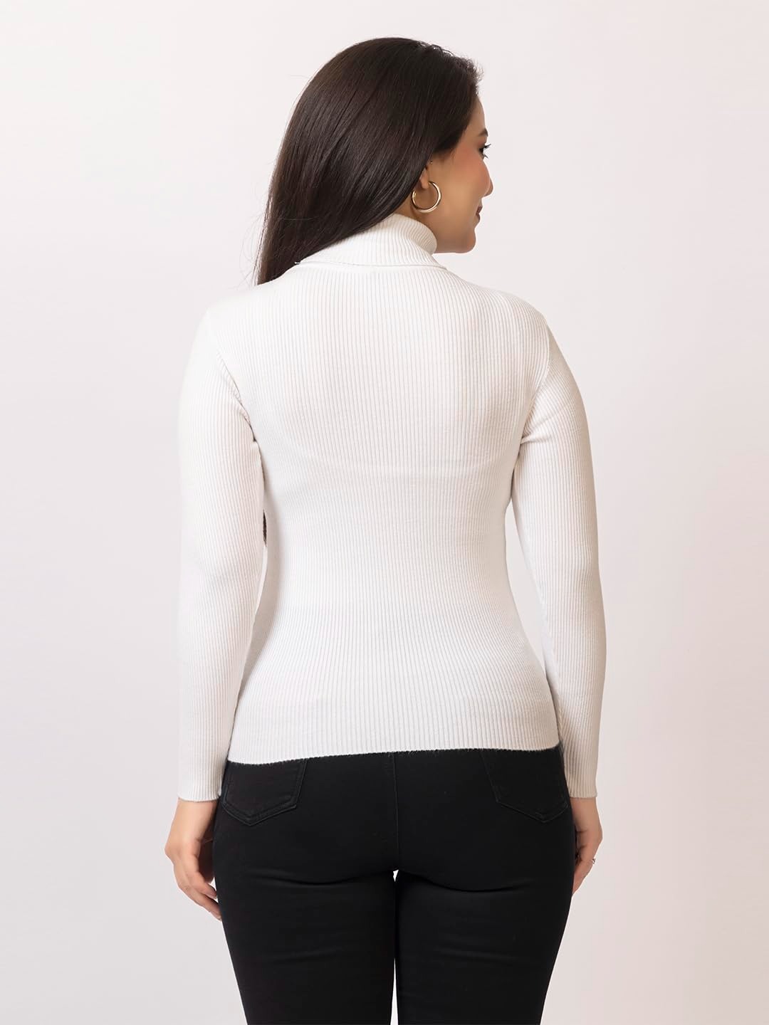 lasoon women’s high neck skivi | winter warm full sleeve sweater top | free size fit for m, l, xl | soft knitted woolen fabric | stylish winterwear for women lasoon women’s high neck skivi | winter warm full sleeve sweater top | free size fit for m, l, xl | soft knitted woolen fabric | stylish winterwear for women